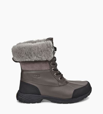 UGG Butte Mens Boots Metal/ Dark Grey - AU 278IS